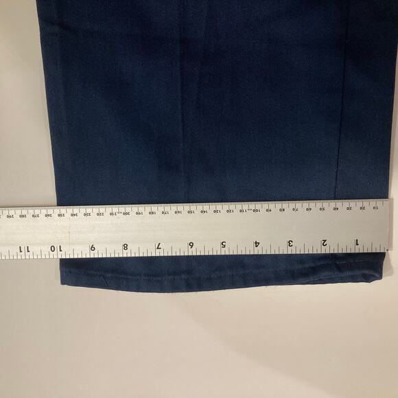 DICKIES Coveralls Mens 42 Tall/L Navy-Blue Long-Sleeve Zip Collared Cotton - Picture 15 of 16